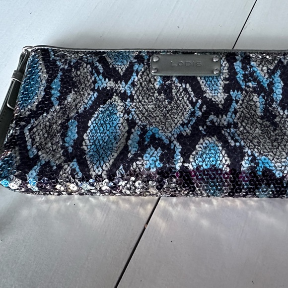 Multicolor evening bag with wrist strap - Picture 1 of 2